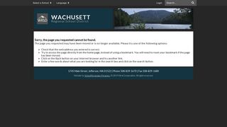 Information for Parents - Wachusett Regional School District