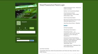 Wssd Powerschool Parent Login - Play free play virtual bartender 2
