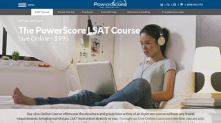 LSAT Live Online Course | PowerScore