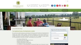 Membership - Powerscourt Golf Club