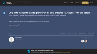 Log into website using powershell and output 