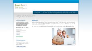 billing & payments - PowerStream Energy Services : Web Portal