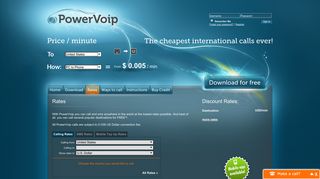 PowerVoip | The cheapest calling and sms rates