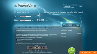 PowerVoip | Enjoy PowerVoip rates with SIP