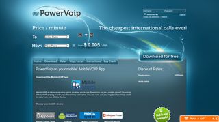 PowerVoip on your mobile: MobileVOIP App - PowerVoip | The ...