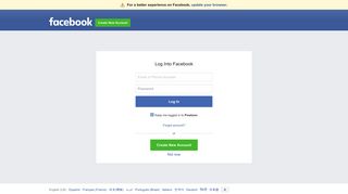 Log into Facebook | Facebook - Powtoon