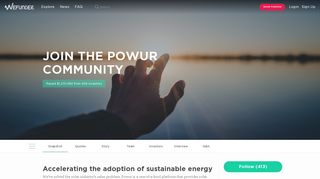 Powur | Accelerating the adoption of sustainable energy | Wefunder