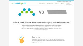 What's the difference between Meetupcall and Powwownow ...