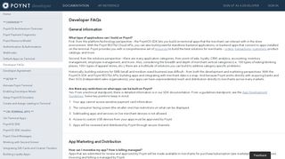 Poynt Developer : Developer FAQs