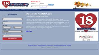 PozMatch.com - #2 HIV AIDS Dating Site - HIV+ Owned - HIV Personal ...