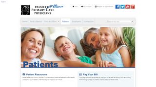 Patients - Palmetto Primary Care Physicians