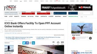 How To Open PPF Account Online: ICICI Bank Offers Facility To Open ...