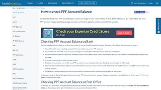 How to check PPF Account Balance - BankBazaar