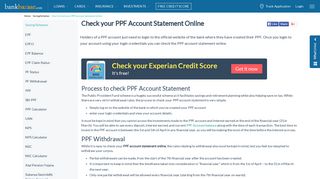 How to check your PPF account statement online - BankBazaar