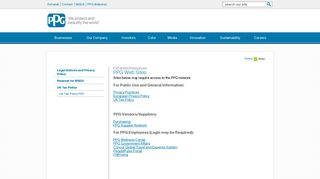 PPG WEB SITES - PPG - Paints, Coatings and Materials