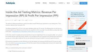 Inside the Ad Testing Metrics: Revenue Per Impression (RPI) & Profit ...