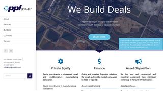 PPL Group - Private Equity, Financing, Auctions