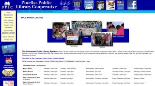 PPLC Member Libraries - Pinellas Public Library Cooperative