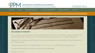 Recurring Payments | Property Management | PPM
