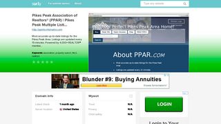 ppmls.mlsmatrix.com - Pikes Peak Association of Real... - Pp MLS Matrix