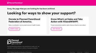 Support Planned Parenthood.
