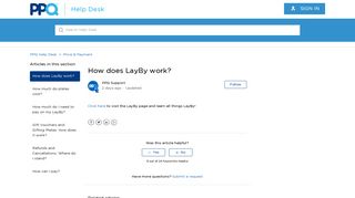 How does LayBy work? – PPQ Help Desk