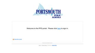 Portsmouth Schools Portal