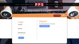 Professional Pricing Society - Member's Login