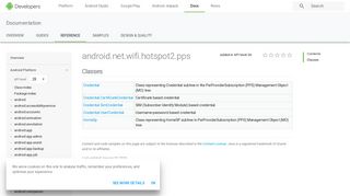 android.net.wifi.hotspot2.pps | Android Developers