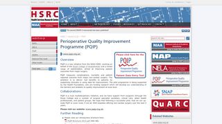 Perioperative Quality Improvement Programme PQIP - The National ...