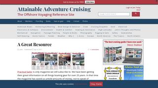 A Review of Practical Sailor Magazine - Attainable Adventure Cruising