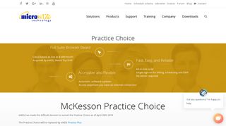 Practice Choice - Web Medical Software - Microwize