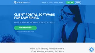 Client Portal Software For Law Firms | PracticePanther
