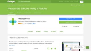 PracticeSuite Software 2019 Pricing & Features | GetApp®
