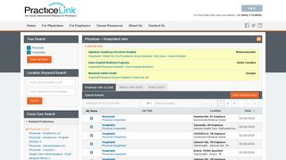 Physician — Hospitalist Jobs at PracticeLink