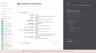Beneficiary nominations · Praemium API