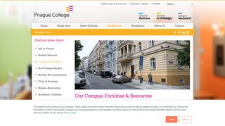 Campus & Facilities | Prague College