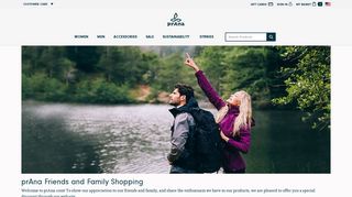 prAna Friends and Family Shopping