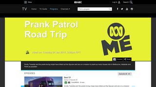 Prank Patrol Road Trip : ABC TV