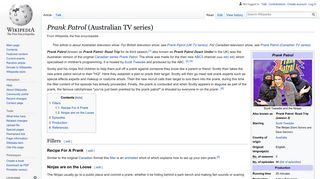 Prank Patrol (Australian TV series) - Wikipedia