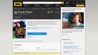 Prank Patrol (TV Series 2009– ) - IMDb