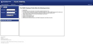 Employee Portal - P&WC Portal - Pratt & Whitney Canada