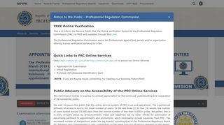 Professional Regulation Commission (PRC)