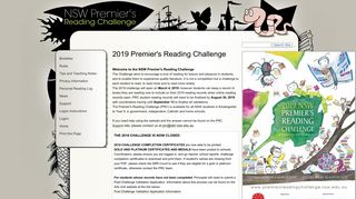 Home : NSW Premier's Reading Challenge 2019