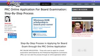 PRC Online Application For Board Exam: Step-By-Step Process