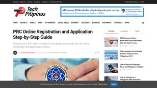 PRC Online Registration and Application Step-by-Step Guide - Tech ...