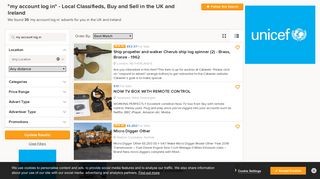 my account log in - Local Classifieds | Preloved