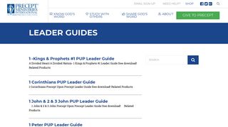 Leader Guides Archives - Precept Ministries International