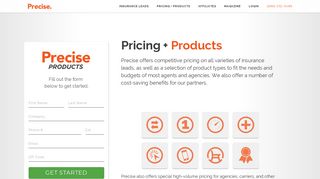 Pricing + Products - Precise Leads