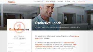 Exclusive Insurance Leads from Precise